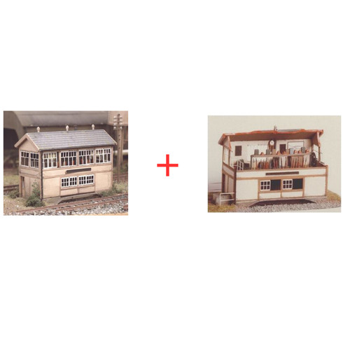 Gwr wooden signal box - signal,
