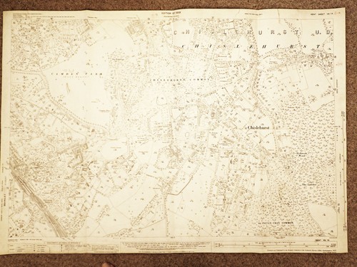 Kent old map - old, plan