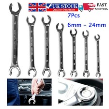 7Pcs Metric Flare Nut Wrench