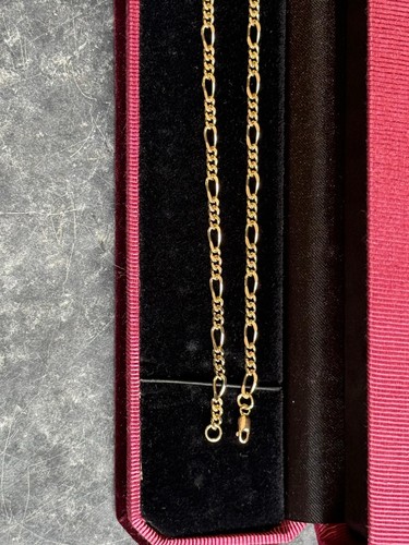 Gold chain 9ct used mens - 9ct,