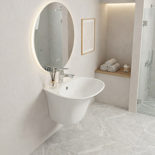Bathroom wash basin ceramic - bathroom,