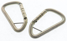 Large DMM Snap gate carabiners