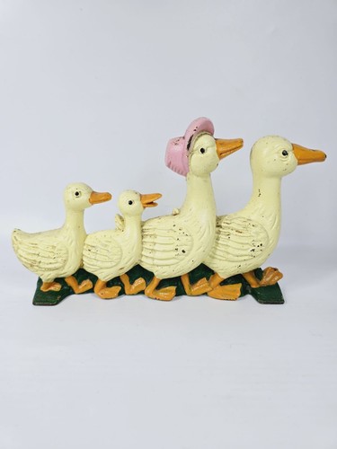 Vintage duck family door stop - duck,