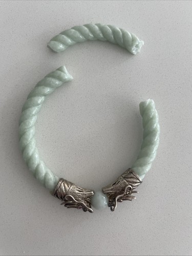 Jade bangle broken - jade, with