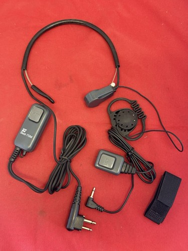 Throat mic with earpiece - with, for