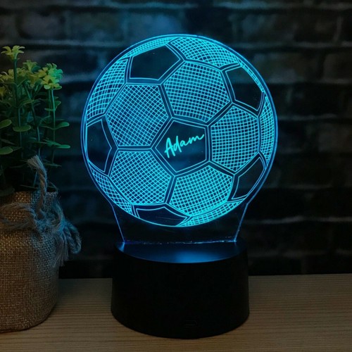 Personalised name football led - personalised,