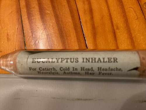 Vintage eucalyptus inhaler - vintage,