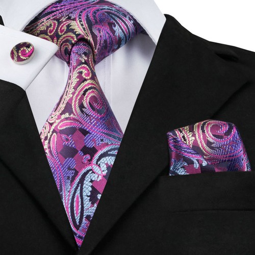 100 purple paisley - 100%,