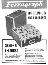 1965 Advert for FERROGRAPH