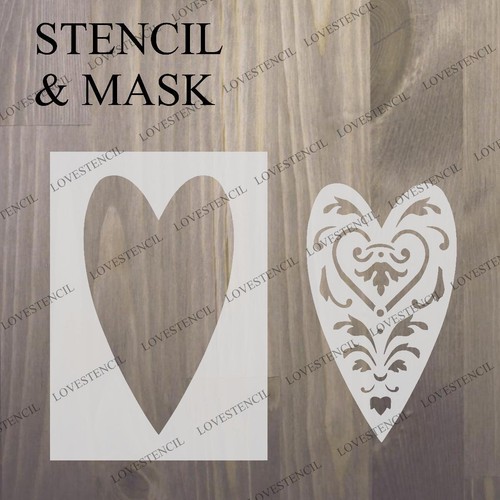 Heart stencils - heart,