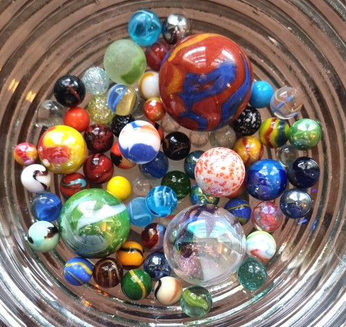 Marbles glass good variety - marbles,