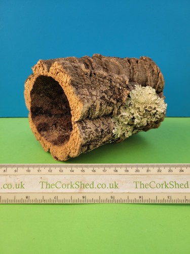 Cork bark hamster tube - cork,
