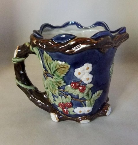 Vintage majolica jug - majolica,