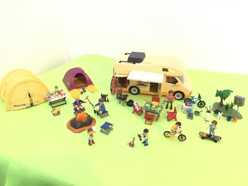 Playmobil large campsite with - large,