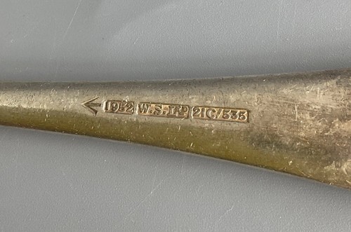 Vintage silver plated - silver-plated, spoon