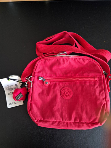Kipling red nylon crossbody - kipling,