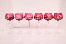 SET 6 BOHEMIAN CZECH CUT TO
