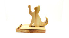 Hand made wooden cat shape