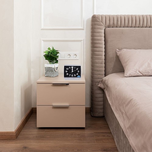 Square bedside table simple - bedside,
