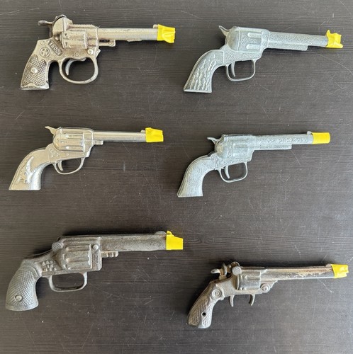 Vintage die cast revolver toy - die-cast,