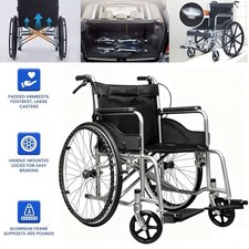 Folding transport wheelchair - folding,