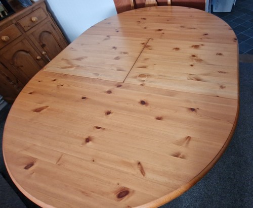 Ducal pine round extending - round,