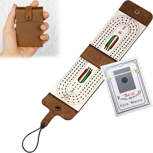 Classic cribbage board with - board,