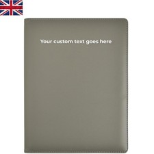 Durable grey portfolio - a4,