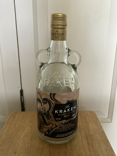 Kraken spiced rum empty 700ml - spiced,