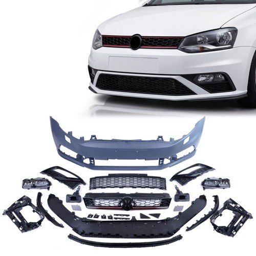 Front bumper with fog lights - front,
