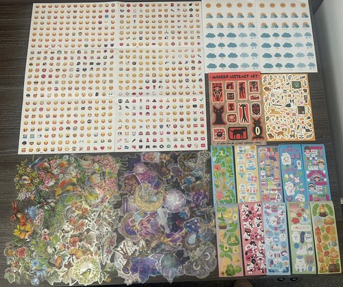 Craft sticker bundle - job, lot