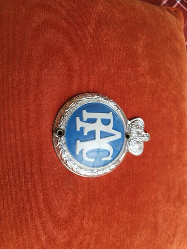 Vintage rac car - car, badge