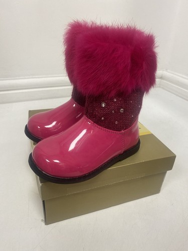 Bright pink fur topped - pink,