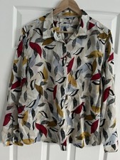 Seasalt Cornwall cotton festival bunting Larissa shirt size 16 VGC