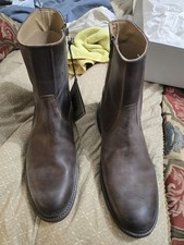 Frye Brown Leather Ankle Boots