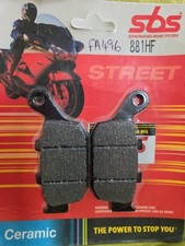 SBS 881 HF MOTORCYCLE REAR BRAKE PADS SUZUKI SV 650 X 2018