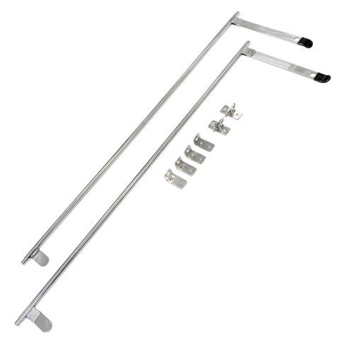 Ramp closing handle - /, locking