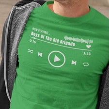 Boys Of The Old Brigade (Green To 5XL) Celtic Glasgow 1916 Irish The GPO Ireland