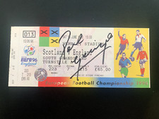 Euro 96 Paul Gascoigne Signed