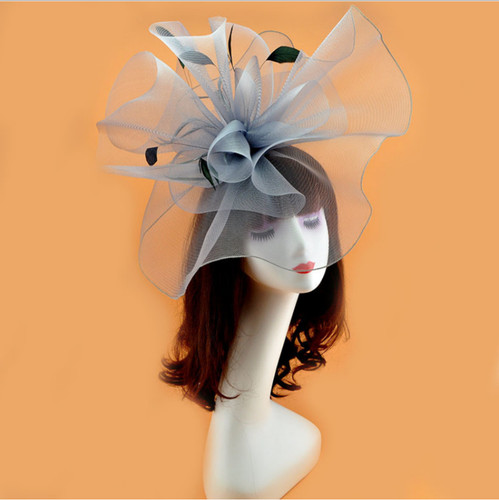 Large race hair hat fascinator - hair,