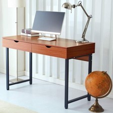 Computer Desk with 2 Drawers PC Table Workstation for Home and Office