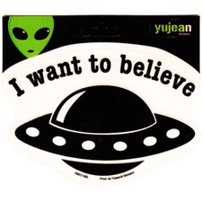 I Want To Believe UFO Die-Cut