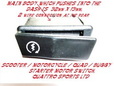CHINESE SCOOTER / QUAD ENGINE STARTER  PUSH SWITCH NEW  !
