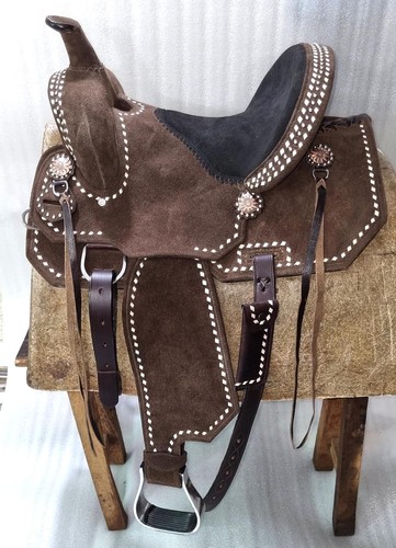 Horse saddle western leather - horse,