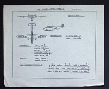 Original WWII Aircraft Recognition Drawing – Consolidated Model 31 PB2Y Coronado