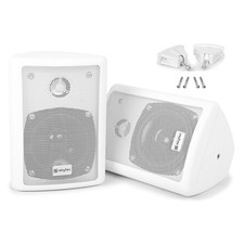 Skytec 100.016 4" Passive Wall-Mount Speakers 75 Watt for Home Audio