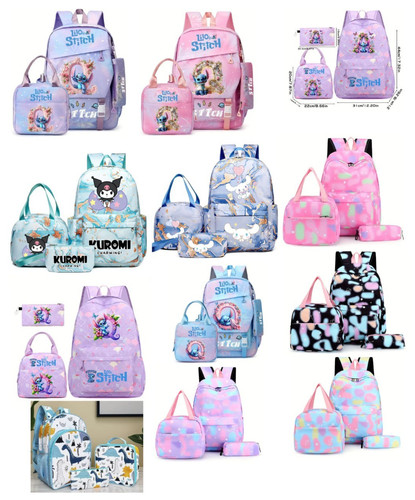 3pcs lilo stitch kuromi - lilo,