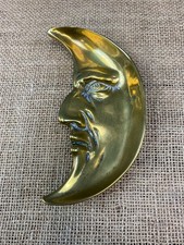 VINTAGE BRASS MAN IN THE MOON
