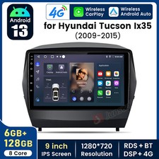 Android Auto Radio Stereo CarPlay GPS Navi DAB For Hyundai IX35 Tucson 2009-2015