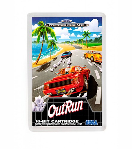 Out run sega mega drive - out,